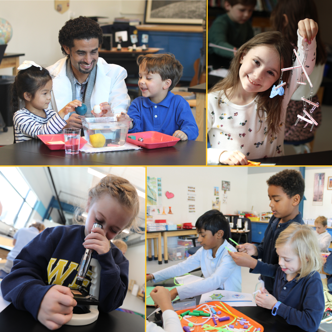 Science program for Prek, Kindergarten and 1st grade at Washington Episcopal School